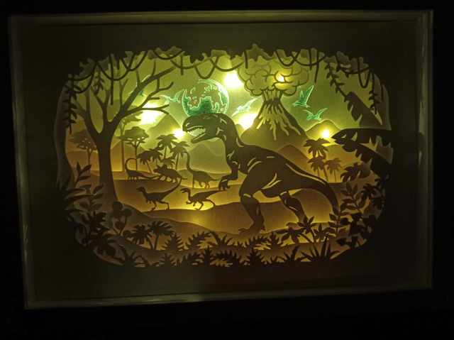 Boîte à Lumière "Dinosaures"