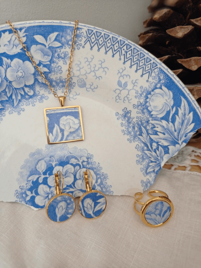 Bague doré à l'or fin "Jardinière"