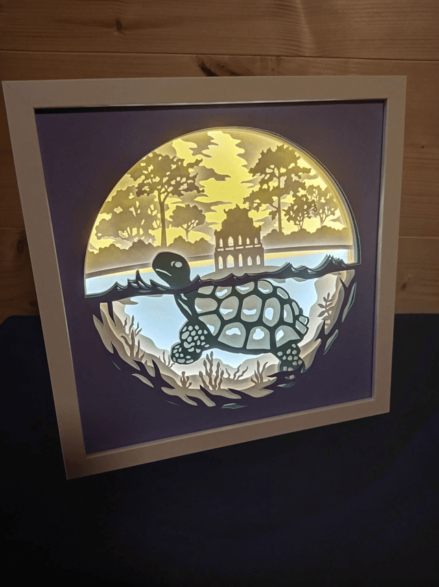 Boîte à lumière &quot;Tortue&quot;